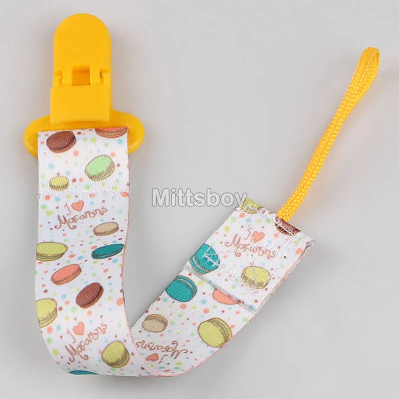 Catenella Portaciuccio in Tessuto con Clip – Fantasie Colorate