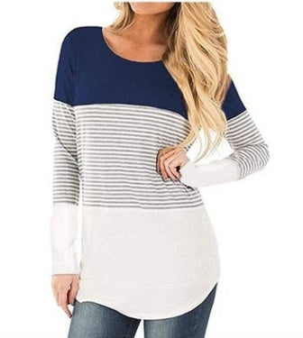 Maglia Premaman e Allattamento a Manica Lunga – T-Shirt con Apertura Discreta per Allattare