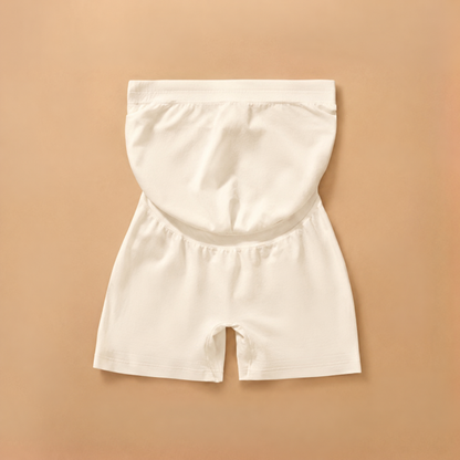 Boxer Premaman a Vita Alta Senza Cuciture – Slip Intimo Gravidanza Elasticizzato con Fascia Addominale