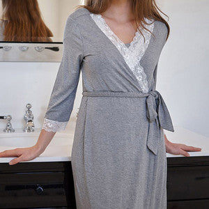 Camicia da Notte Premaman e Allattamento – Morbida, Comoda e Ideale per la Gravidanza