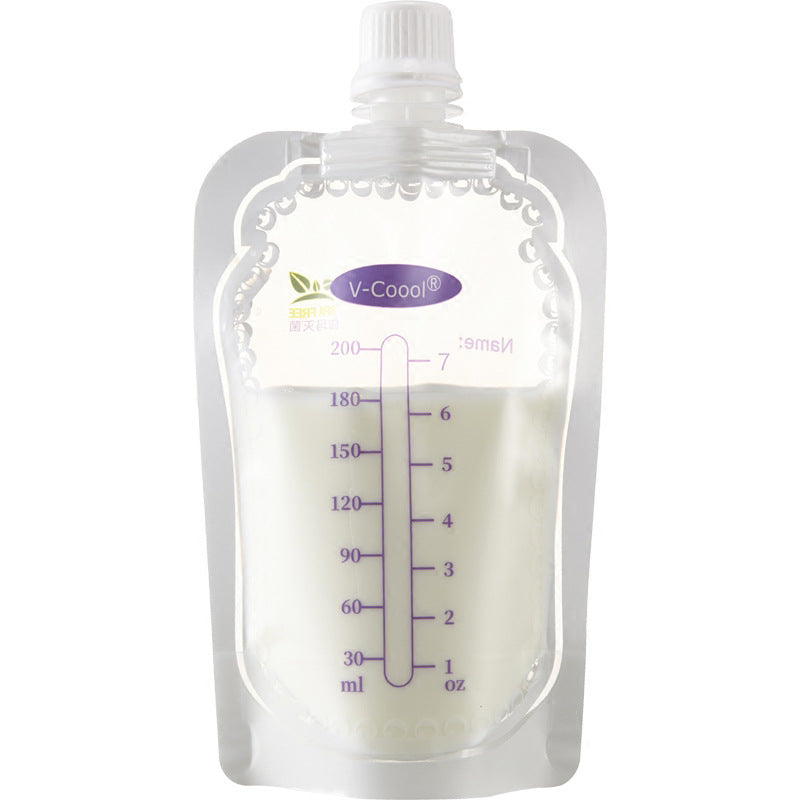 Sacchetti Latte Materno Pre-Sterilizzati – Conservazione Sicura, Anti-Perdita, Ideali per Frigo e Freezer