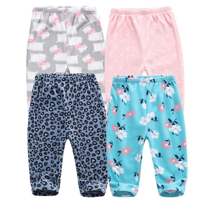 Pantaloni Neonato in Cotone Morbido – Leggings Lunghi Fantasia Comodi Unisex