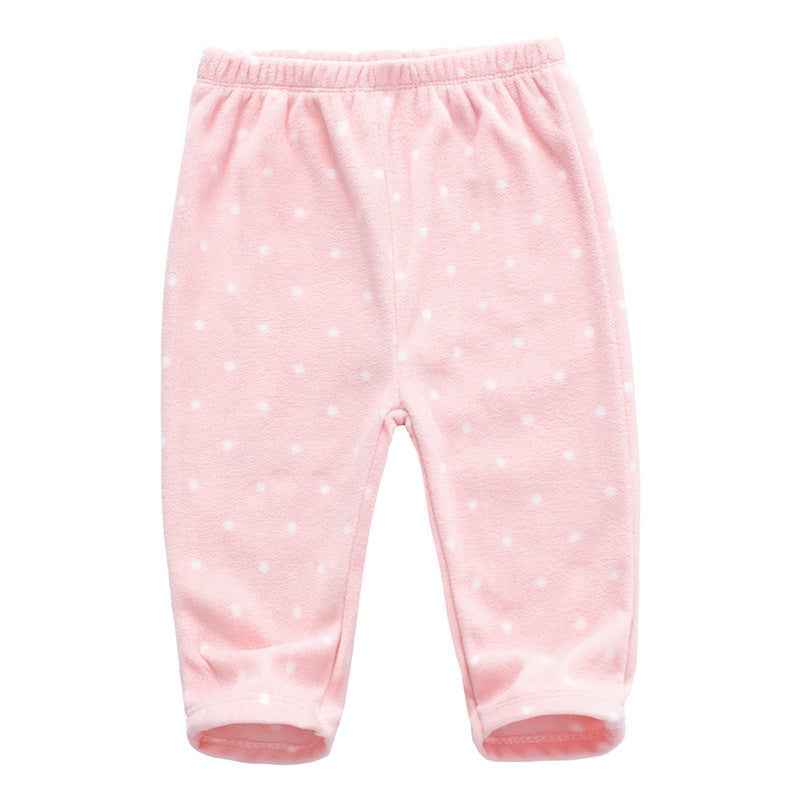 Pantaloni Neonato in Cotone Morbido – Leggings Lunghi Fantasia Comodi Unisex