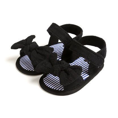 Sandali Neonato Estivi con Fiocco – Scarpine Morbide e Traspiranti | Eleganti e Comode 0-18 Mesi
