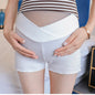 Pantaloncini Premaman con Supporto Addominale – Shorts Gravidanza in Cotone Morbido e Traspirante