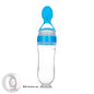Biberon Cucchiaio in Silicone per Svezzamento – Dispenser Pappa Neonato 90ml Antigoccia BPA Free