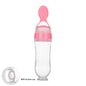 Biberon Cucchiaio in Silicone per Svezzamento – Dispenser Pappa Neonato 90ml Antigoccia BPA Free