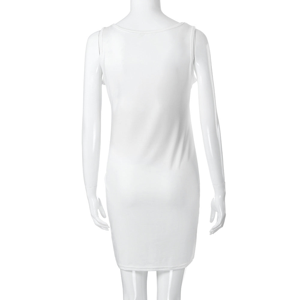 Vestito Premaman Estivo Aderente – Abito Senza Maniche per Gravidanza Elegante e Confortevole