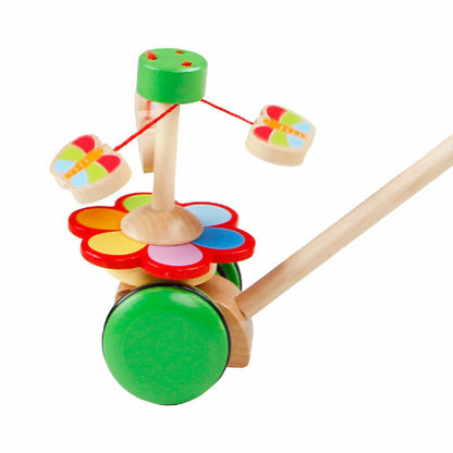 Carrellino in legno educativo per primi passi