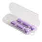 Set Posate Svezzamento Neonato in Silicone con Custodia – Cucchiaio Curvo + Forchetta Ergonomici Antiscivolo