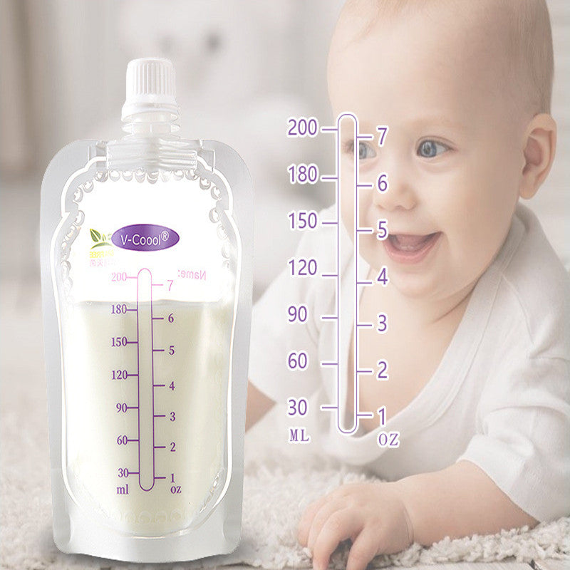 Sacchetti Latte Materno Pre-Sterilizzati – Conservazione Sicura, Anti-Perdita, Ideali per Frigo e Freezer