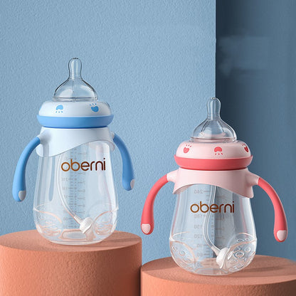 Biberon a collo largo anti-colica, resistente agli urti