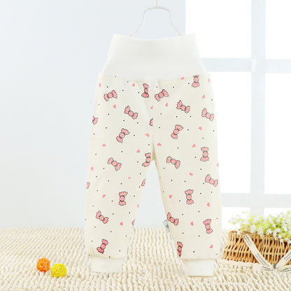 Pantaloni Neonato in Cotone Morbido – Leggings Comodi con Vita Alta Elastica