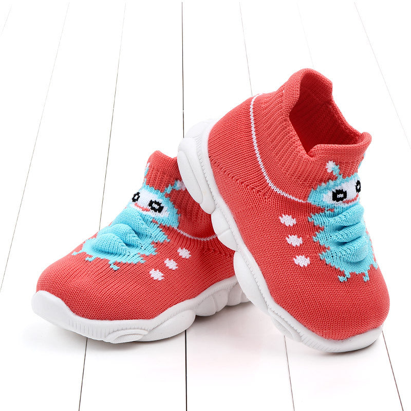 Scarpe Neonato Primi Passi Antiscivolo – Scarpine Morbide Senza Lacci Traspiranti