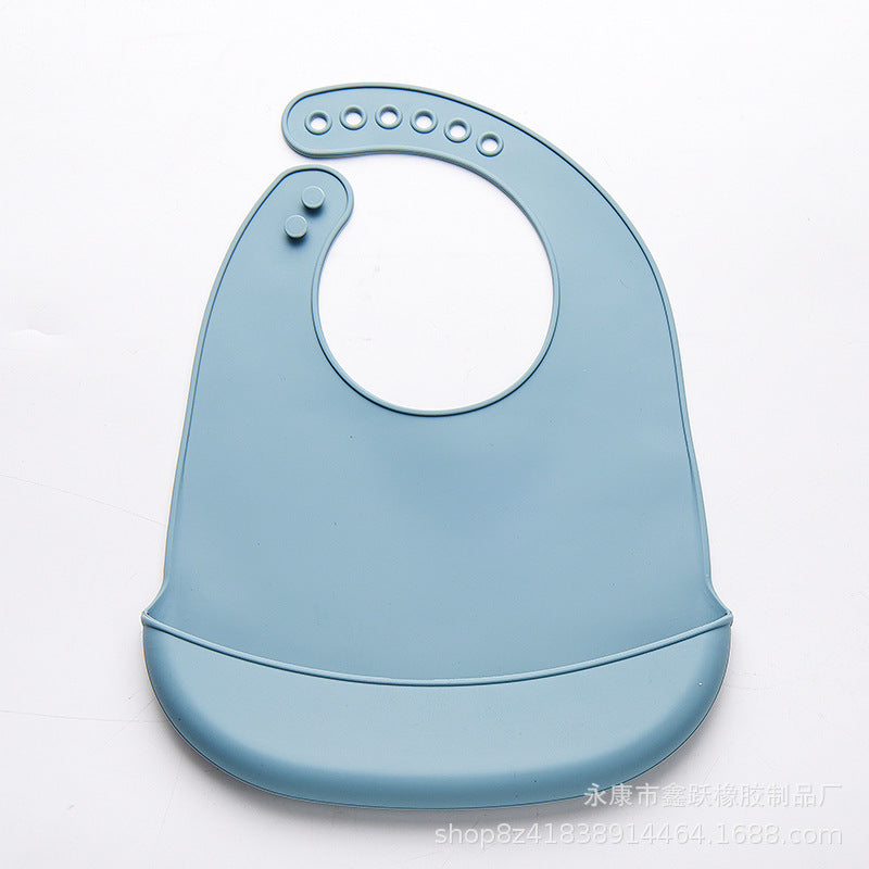 Bavaglino in Silicone per Bambini – Impermeabile, Antimacchia e Morbido per la Pappa