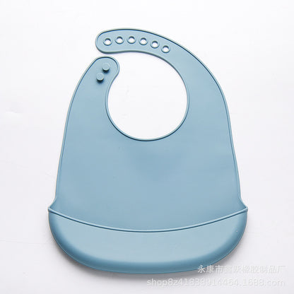 Bavaglino in Silicone per Bambini – Impermeabile, Antimacchia e Morbido per la Pappa