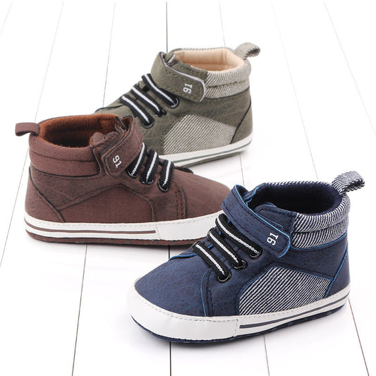 Sneakers Neonato Primi Passi – Scarpe Antiscivolo Sportive con Velcro, Comode e Resistenti