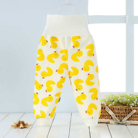 Pantaloni Neonato in Cotone Morbido – Leggings Comodi con Vita Alta Elastica