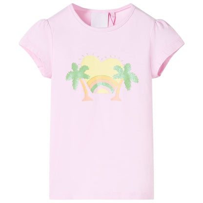 T-Shirt Bambino Verde Menta in Cotone Morbido – Maglietta Estiva Leggera 4-8 Anni