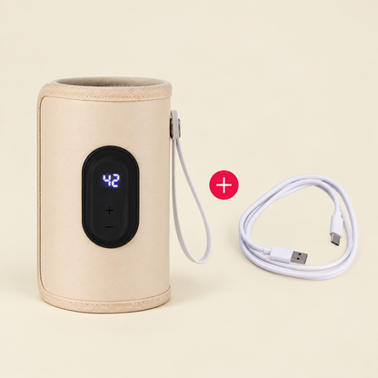 Scaldabiberon Portatile USB – Fascia Riscaldante con Controllo della Temperatura per Biberon