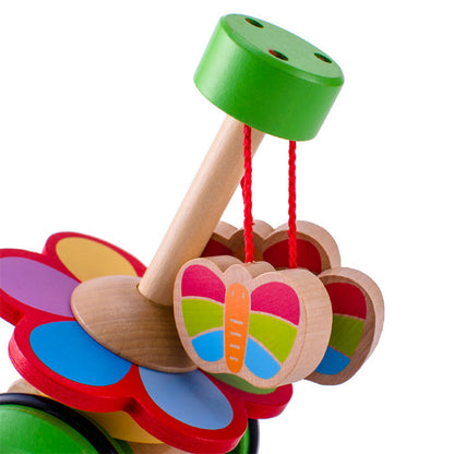 Carrellino in legno educativo per primi passi