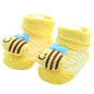 Calzini Antiscivolo Neonato con Animaletti in Cotone - Calze Baby 0-12 Mesi Morbide e Sicure