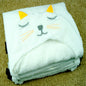 Telo Bagno Neonato con Cappuccio Animale – Accappatoio Morbido in cotone (Gatto/Leone) Copertina Coccola per Bambini