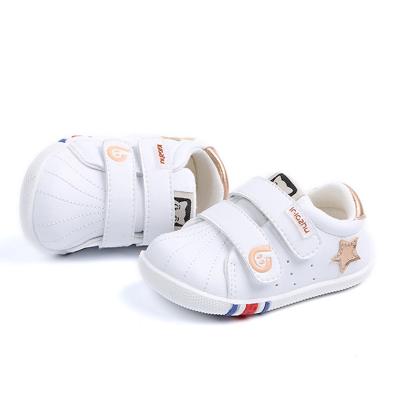 Scarpe Primi Passi Neonato Antiscivolo – Sneaker con Velcro Morbide e Sicure