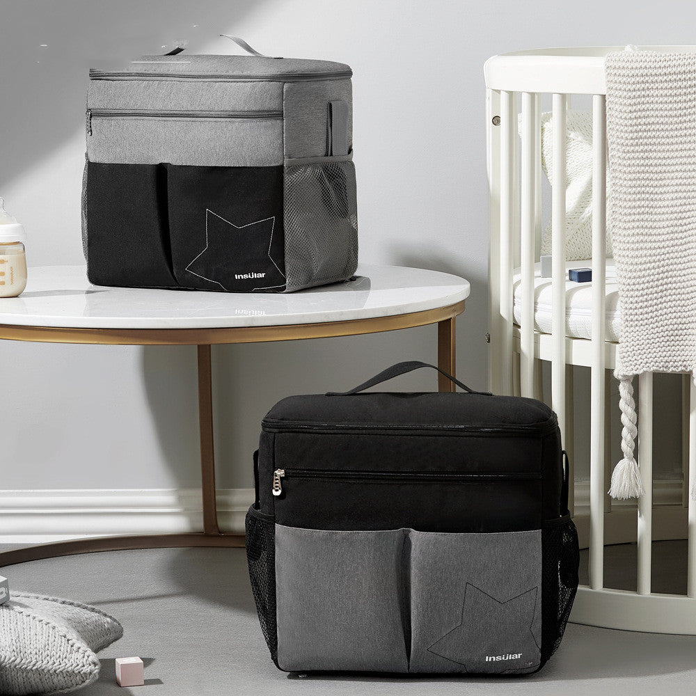 Zaino Fasciatoio Impermeabile Grande Capacità – Borsa Mamma Multifunzionale per Neonati, Organizer Porta Pannolini da Viaggio