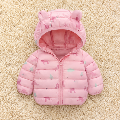 Giacca Invernale Imbottita Bambini con Cappuccio – Piumino Caldo e Unisex