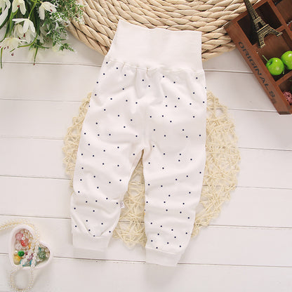 Pantaloni Neonato in Cotone Morbido – Leggings Comodi con Vita Alta Elastica