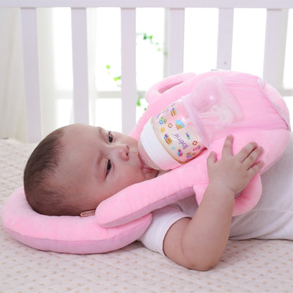 Cuscino Allattamento Neonato Multifunzionale – Supporto Testa e Collo Regolabile in Cotone | Ideale per Allattamento e Biberon