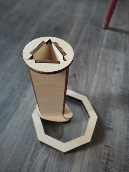 Caleidoscopio educativo in legno per bambini