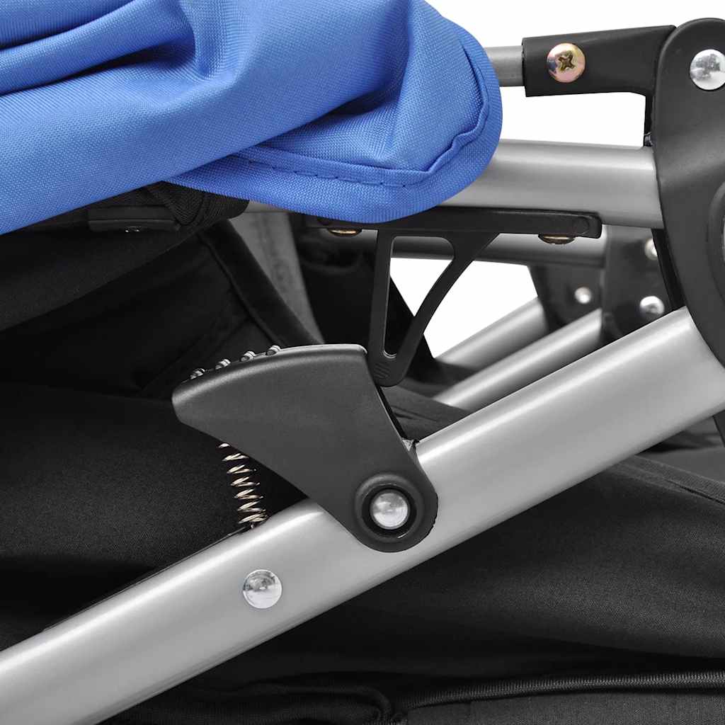 Passeggino Gemellare Affiancato Leggero e Compatto – Chiusura Facile, Schienali Reclinabili, Ruote Antishock