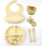 Set Pappa in Silicone per Bambini 8 Pezzi – Ciotola con Ventosa Antiscivolo per Svezzamento