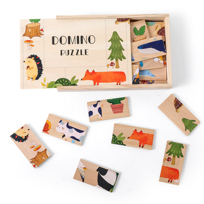 Puzzle Animali in Legno per Bambini – Gioco Educativo Interattivo per Sviluppo Logico e Coordinazione