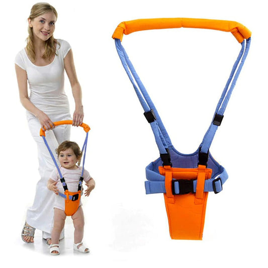 Imbracatura Primi Passi per Bambini – Supporto Camminata Regolabile con Maniglia Antiscivolo e Cintura di Sicurezza