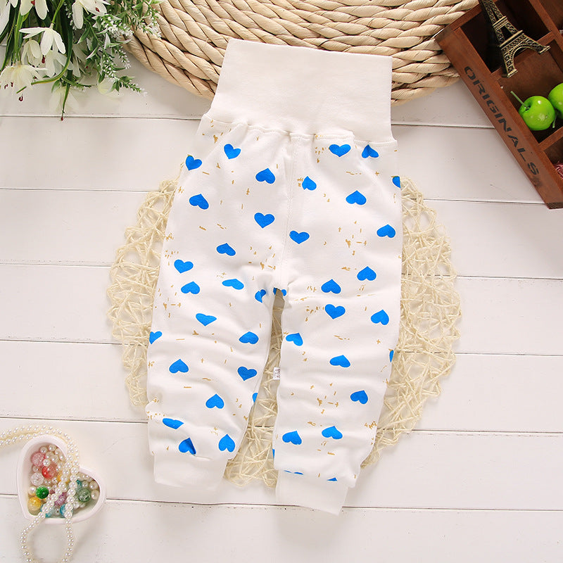 Pantaloni Neonato in Cotone Morbido – Leggings Comodi con Vita Alta Elastica
