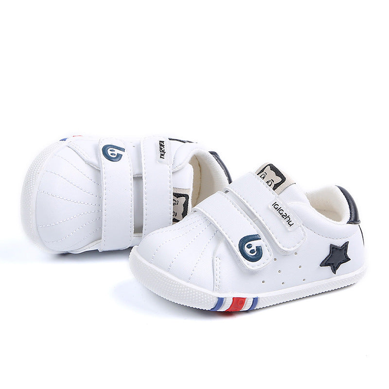 Scarpe Primi Passi Neonato Antiscivolo – Sneaker con Velcro Morbide e Sicure