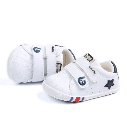 Scarpe Primi Passi Neonato Antiscivolo – Sneaker con Velcro Morbide e Sicure