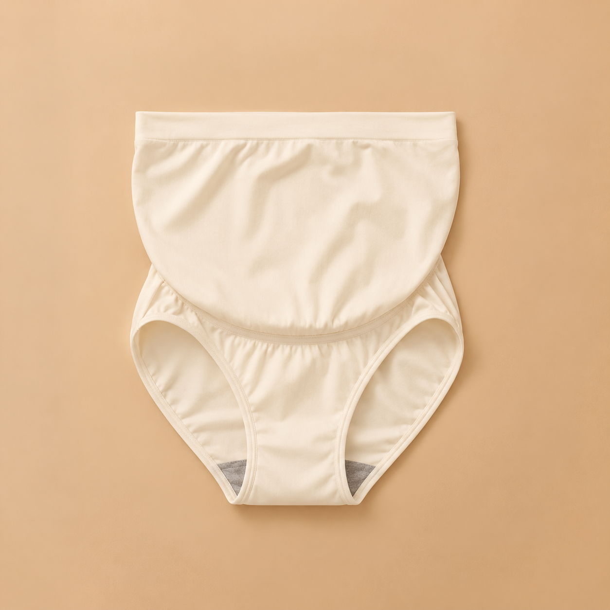 Boxer Premaman a Vita Alta Senza Cuciture – Slip Intimo Gravidanza Elasticizzato con Fascia Addominale
