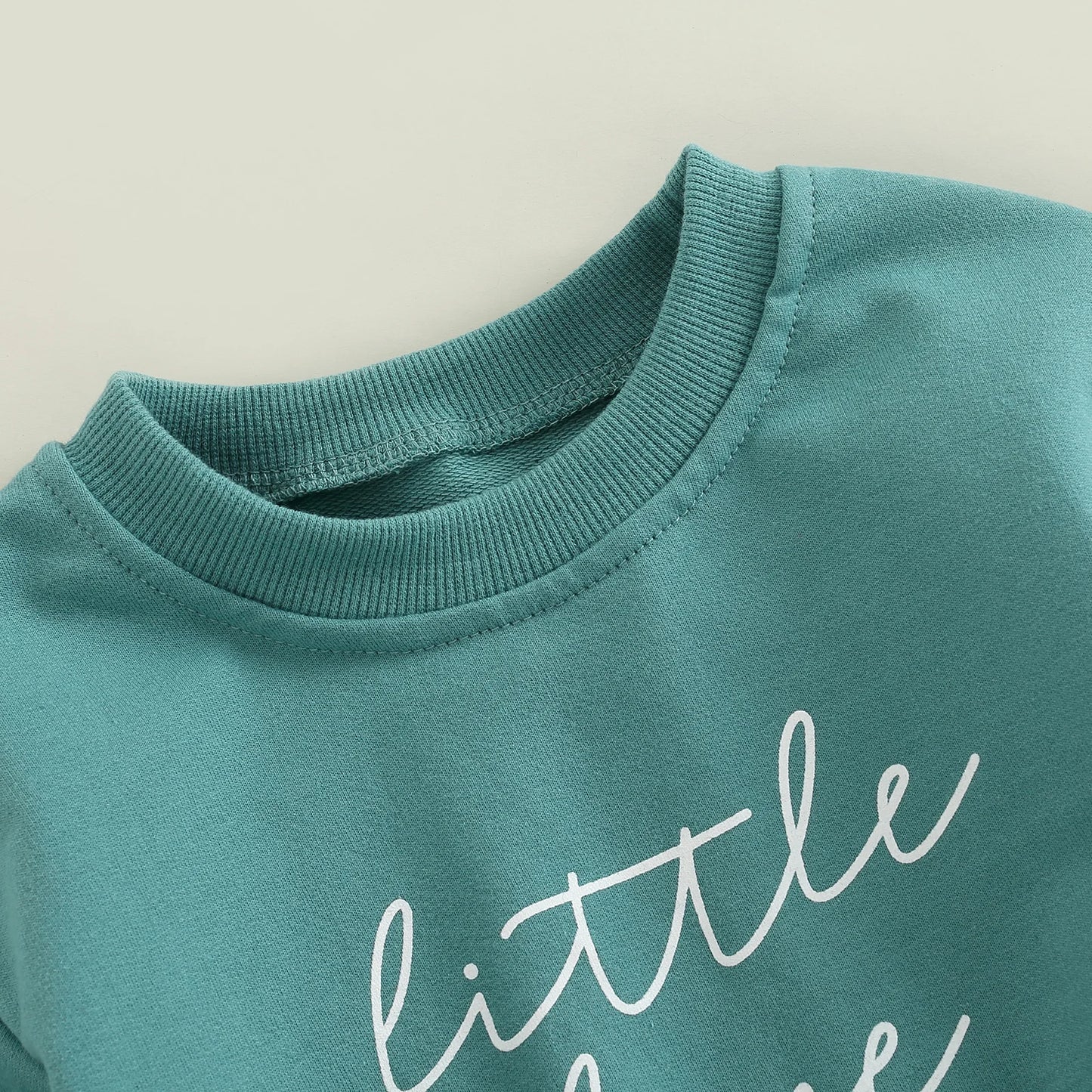 Body Felpato Neonato in Cotone "Little Love" a Maniche Lunghe | Unisex Autunno Primavera