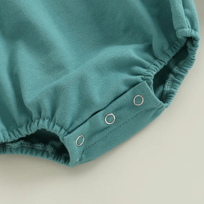 Body Felpato Neonato in Cotone "Little Love" a Maniche Lunghe | Unisex Autunno Primavera