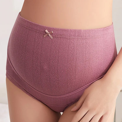 Slip Premaman Regolabile in Cotone – Mutandina a Vita Alta con Fascia Sotto Pancia