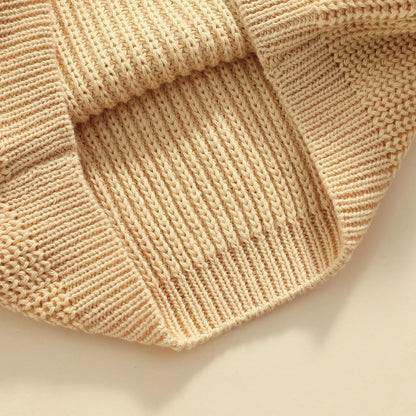 Maglione in Maglia per Bambini e Neonati in Cotone – Pullover a Maniche Lunghe Unisex per Autunno e Inverno