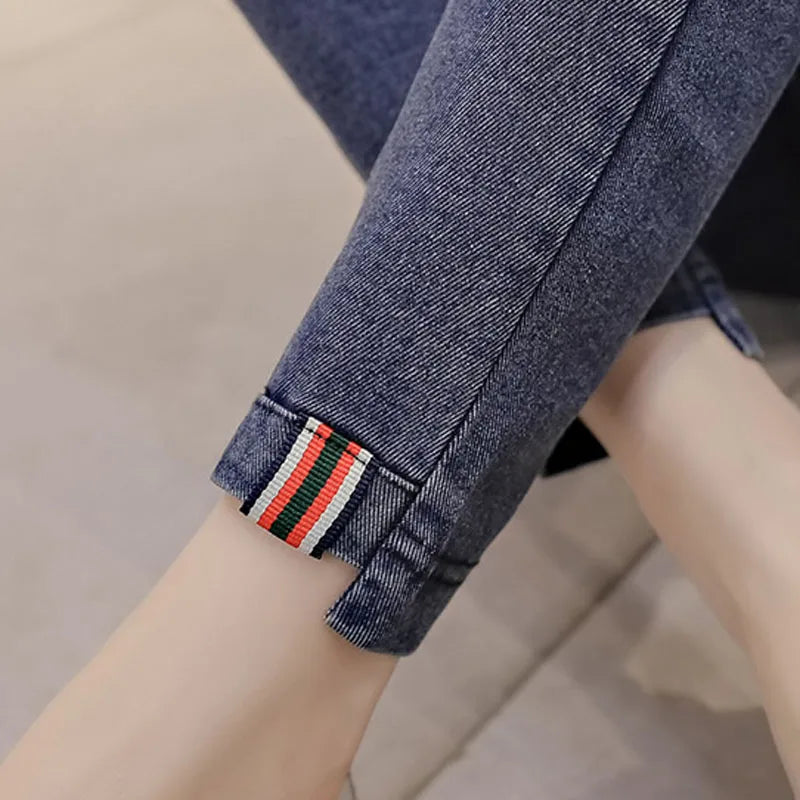 Jeans Premaman Elasticizzati con Fascia Regolabile in Vita