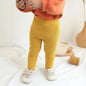 Pantaloni a Costine in Cotone per Bambini, Vita Elastica, Unisex, Primavera/Autunno