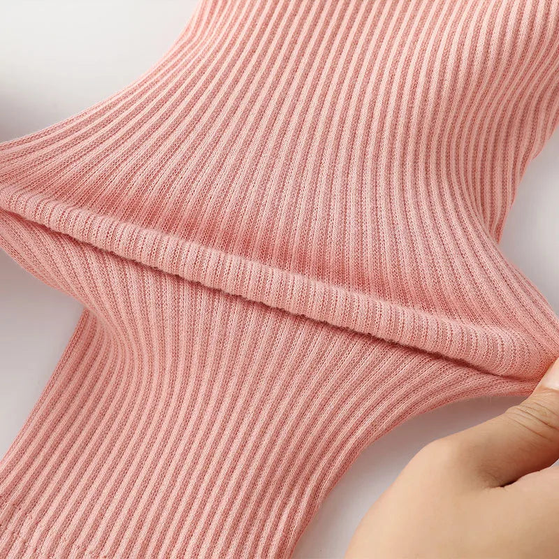 Pantaloni a Costine in Cotone per Bambini, Vita Elastica, Unisex, Primavera/Autunno