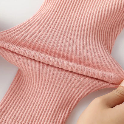 Pantaloni a Costine in Cotone per Bambini, Vita Elastica, Unisex, Primavera/Autunno