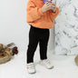 Pantaloni a Costine in Cotone per Bambini, Vita Elastica, Unisex, Primavera/Autunno